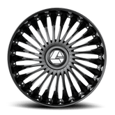 18" Azara AZX-103 Wheel 🔥 18X8 +35 5X114.3 + 5X120 🔥CB 74.1 Gloss Black Rim ✅